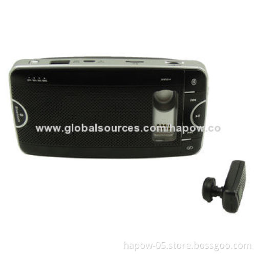 Bluetooth handsfree kits with power bank, speaker, recorder and LED lighter